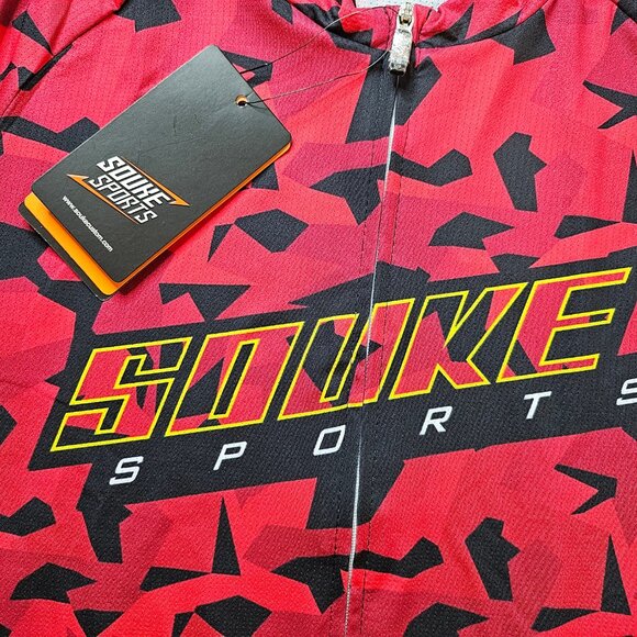 Souke Sports Men's Cycling Bike Jersey - Size L - Picture 8 of 11